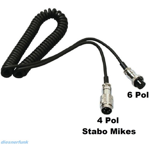 Mikrofonadapter 4pol stabo - mikrofonadapter,