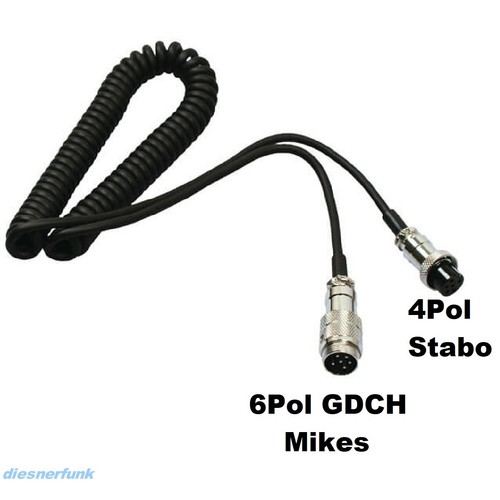 Mikrofonadapter 6pol gdch - mikrofonadapter,